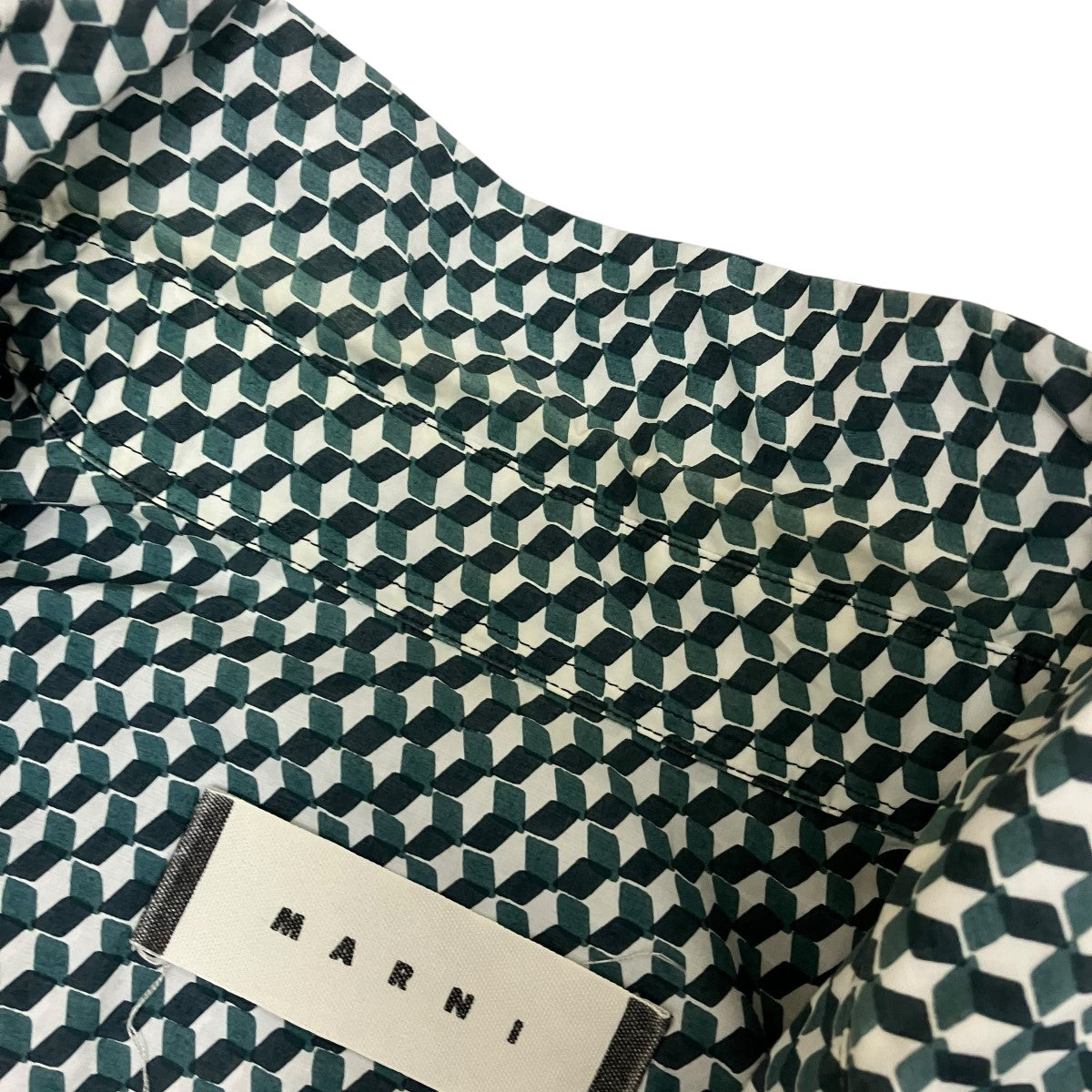 MARNI ジオメトリック半袖シャツ 古着・中古-7枚目のアイテム画像