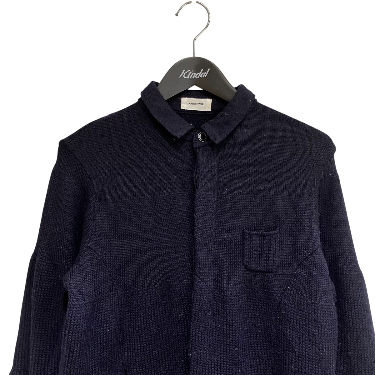 UNDERCOVER ニットロングシャツH1405-1 古着・中古-3枚目のアイテム画像