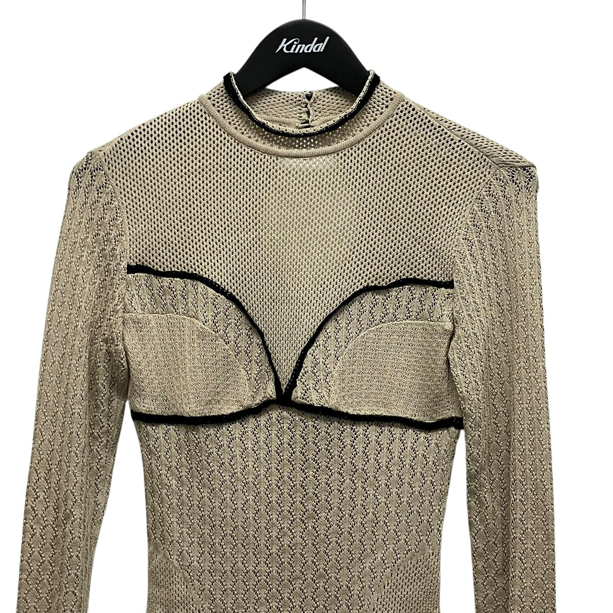 FETICO LACE KNIT BODYSUITクロシェボディスーツFTC254-0705 古着・中古-3枚目のアイテム画像