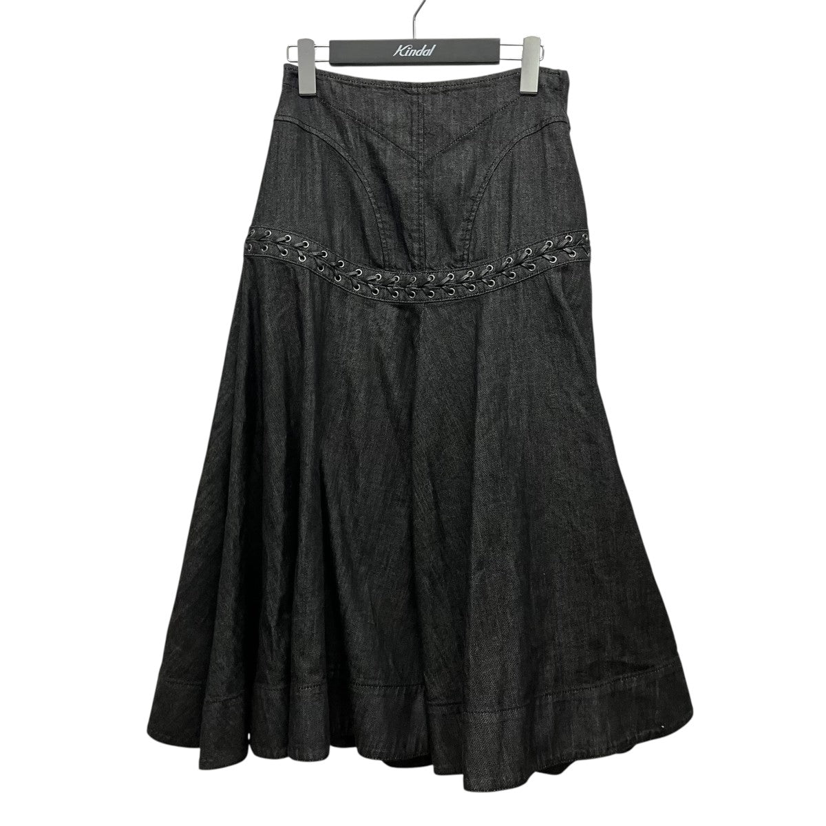 FETICO LACE UP DENIM FLARE SKIRTレースアップデニムスカートFTC254-0501 古着・中古-1枚目のアイテム画像