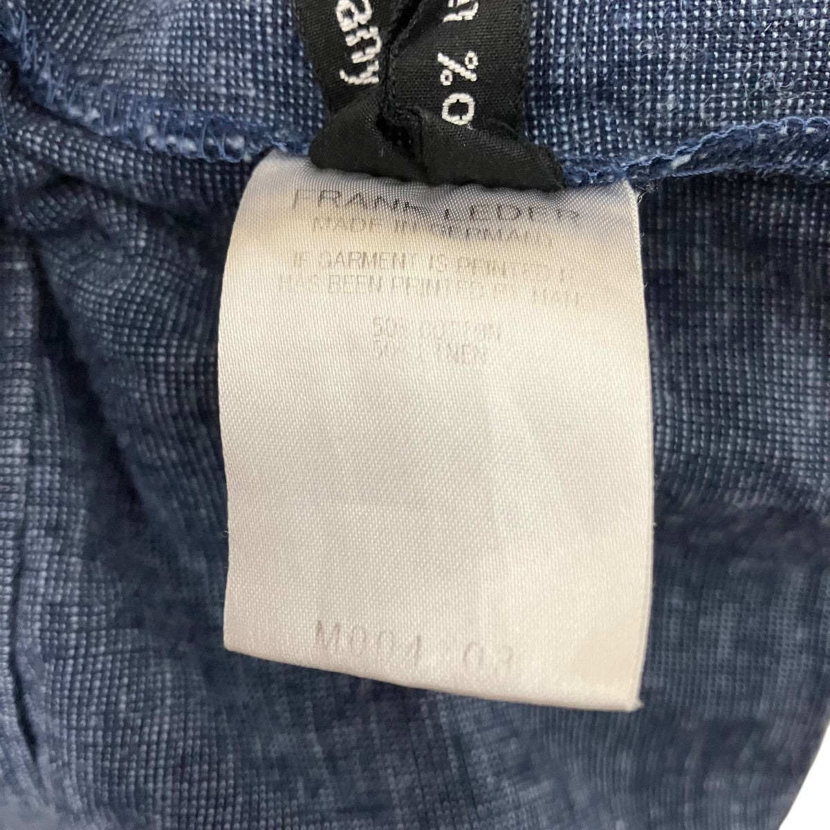 FRANK LEDER リネンコットンパンツ0913058 古着・中古-9枚目のアイテム画像
