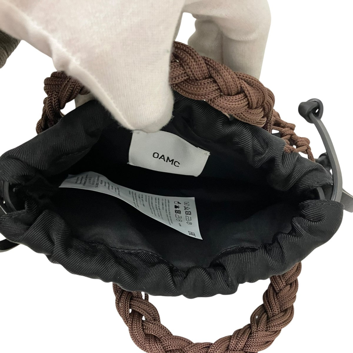 OAMC OAMC NODE BAG SMALLハンモック巾着バッグ23E28OAB06 CRDOA021 古着・中古-5枚目のアイテム画像