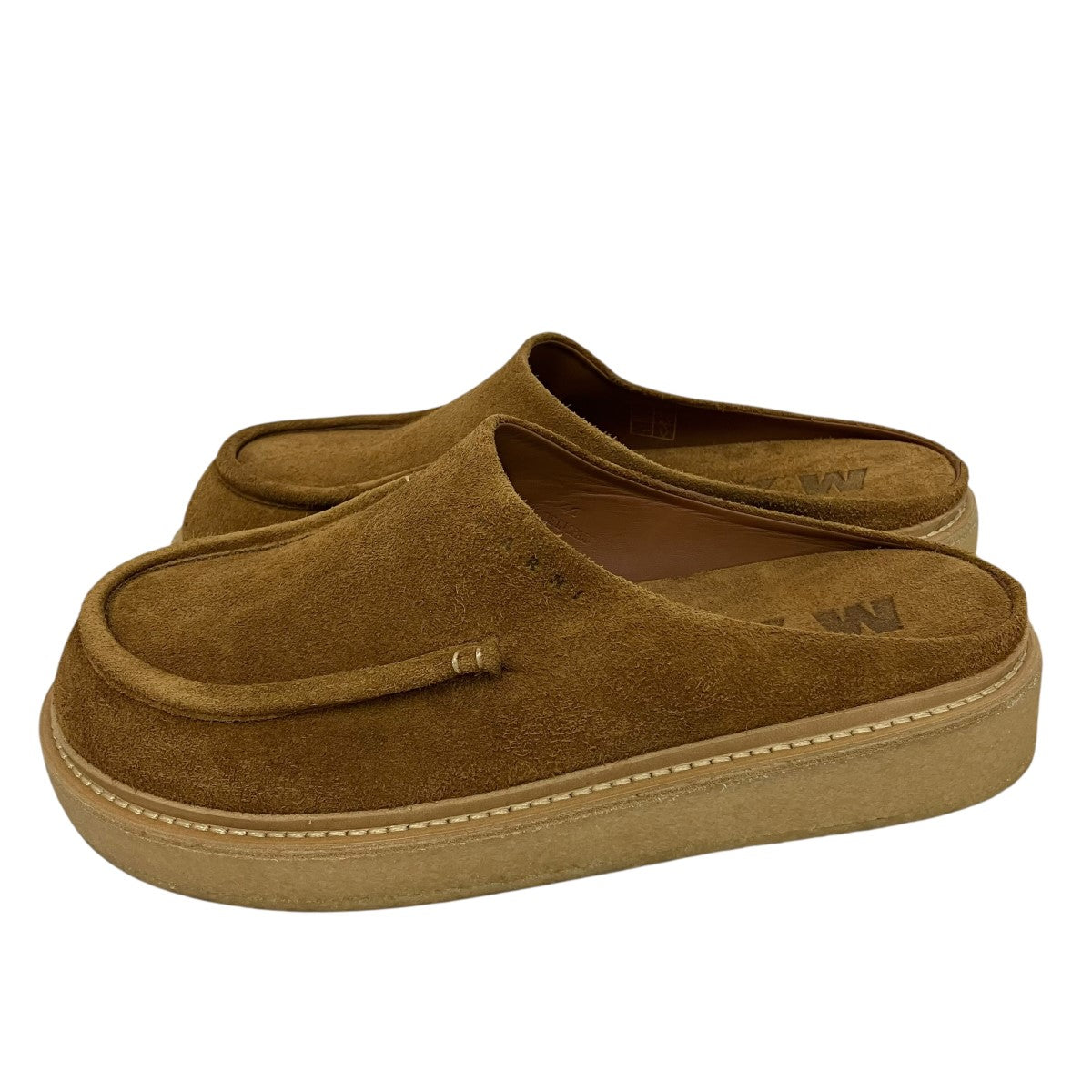 MARNI calf suede clogsスウェードサンダルSBMR004004P5246 古着・中古-3枚目のアイテム画像