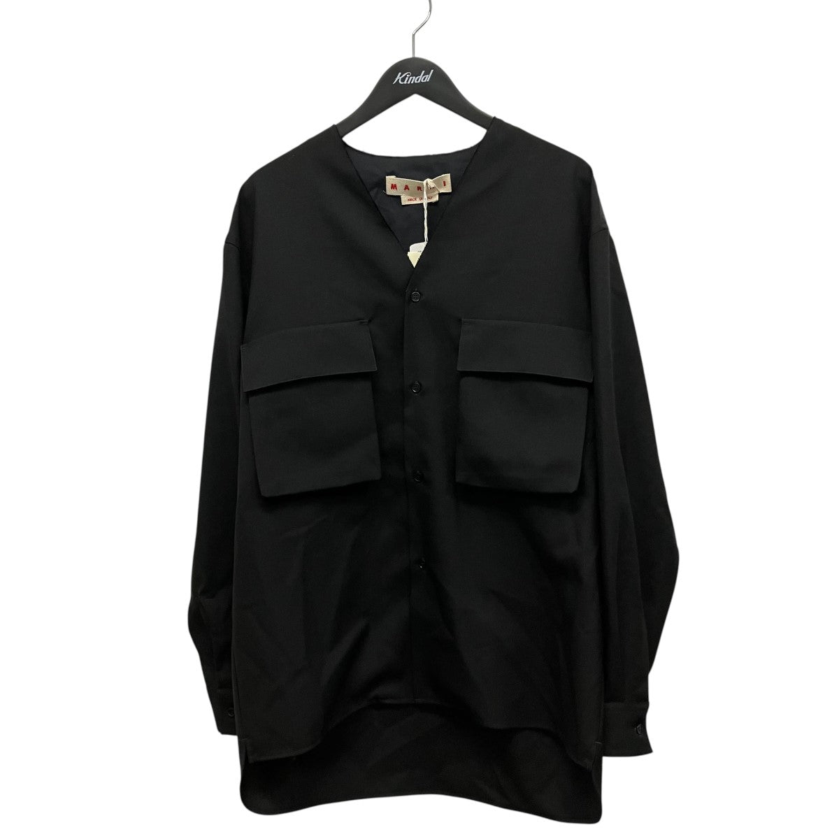 25AWウールトロピカルノーカラーシャツCUMU0369A1TW839