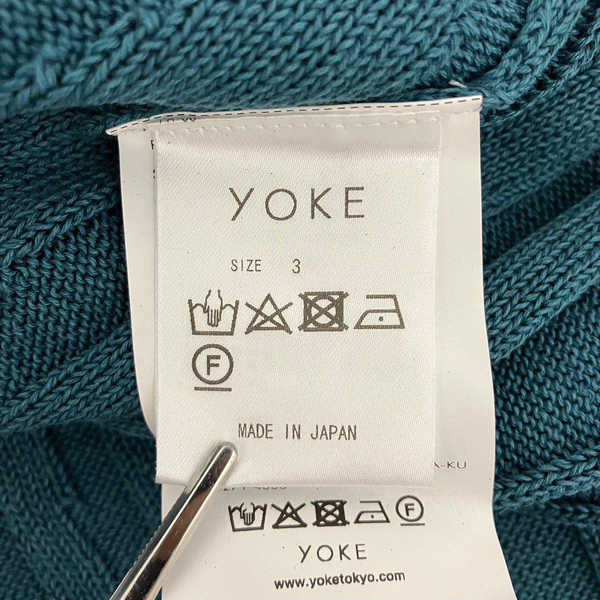 YOKE 25SSRandom Rib Crewneck SweaterクルーネックニットセーターYK25SS0961S 古着・中古-7枚目のアイテム画像