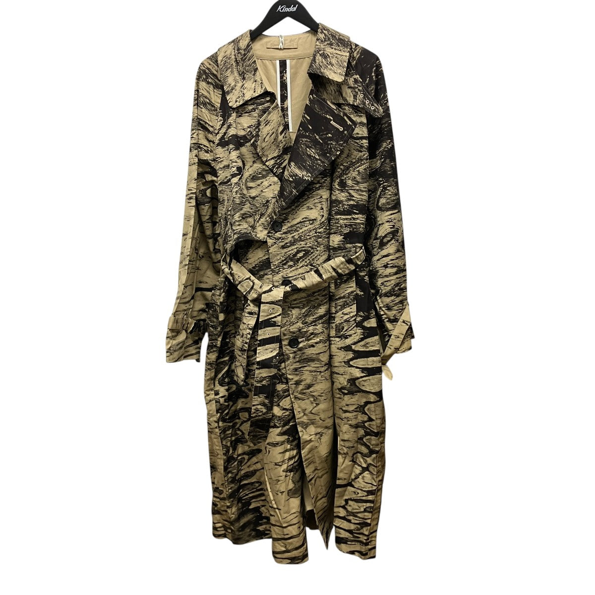 25SSPhoto Printed Cotton Trench Coat総柄トレンチコートYK25SS0893C