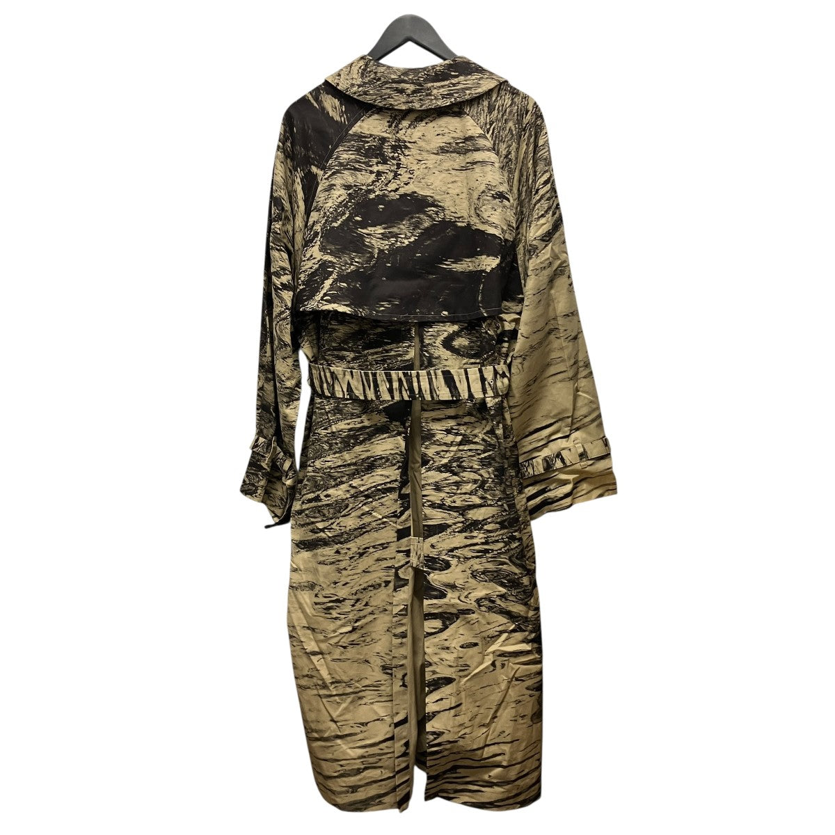 25SSPhoto Printed Cotton Trench Coat総柄トレンチコートYK25SS0893C