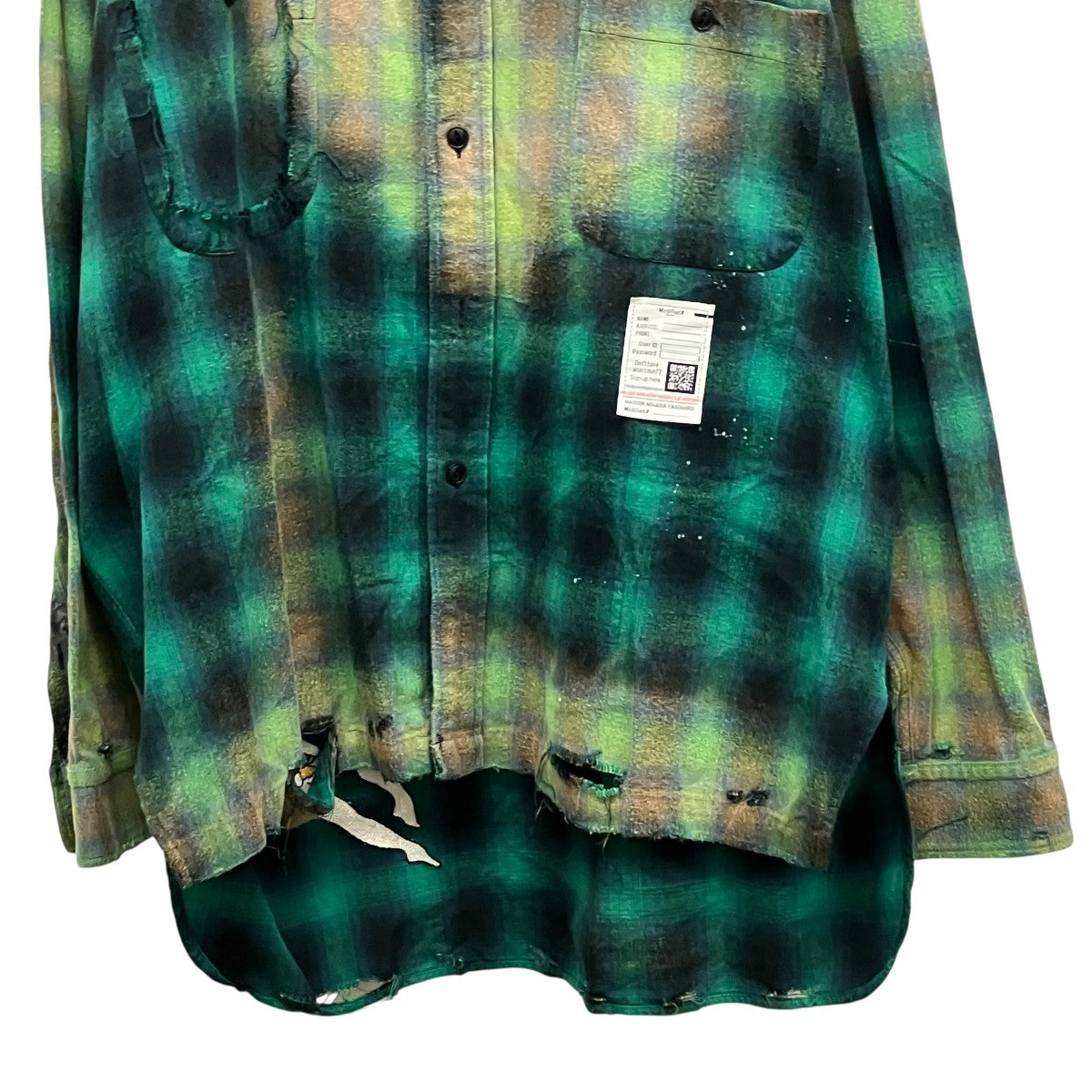 25AWVINTAGE LIKE CHECK L S SHIRTSチェックシャツJ12SH073