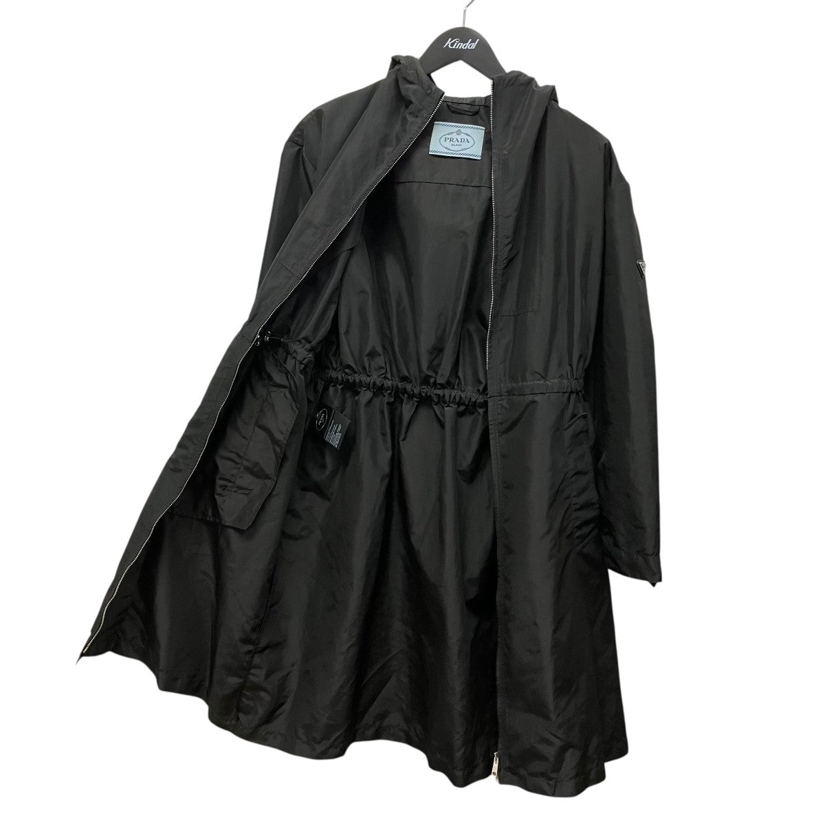 PRADA フーデット三角ロゴナイロンコート291788 古着・中古-6枚目のアイテム画像
