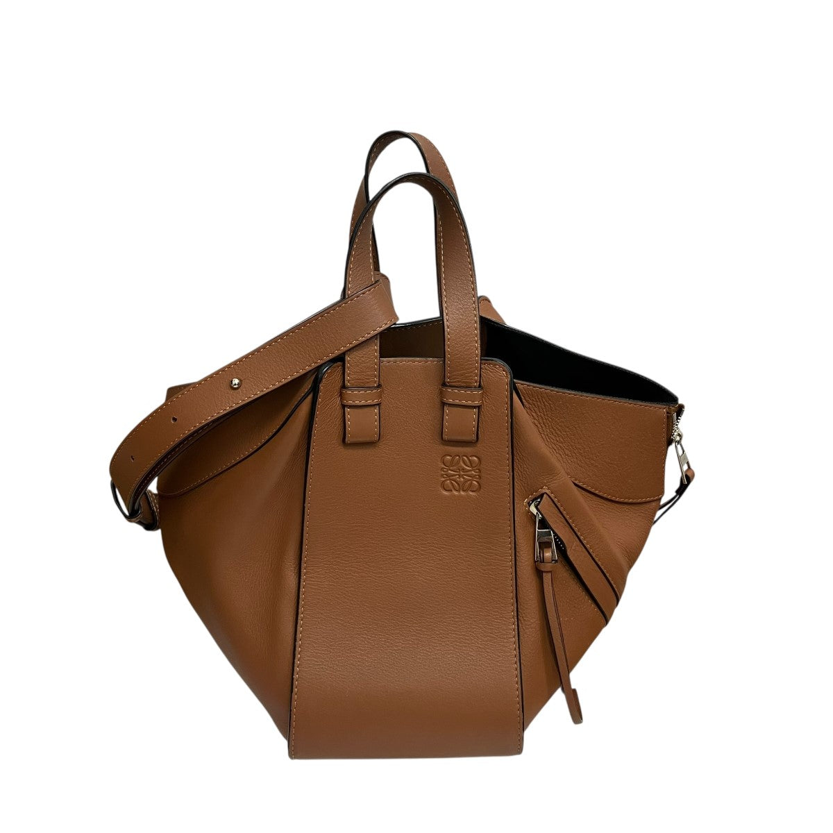 LOEWE ハンモック スモール2WAYレザーバッグ062043 古着・中古-1枚目のアイテム画像