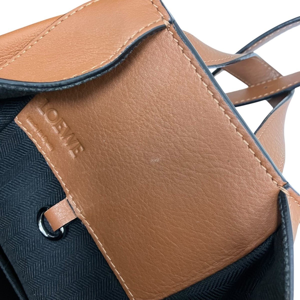 LOEWE ハンモック スモール2WAYレザーバッグ062043 古着・中古-8枚目のアイテム画像