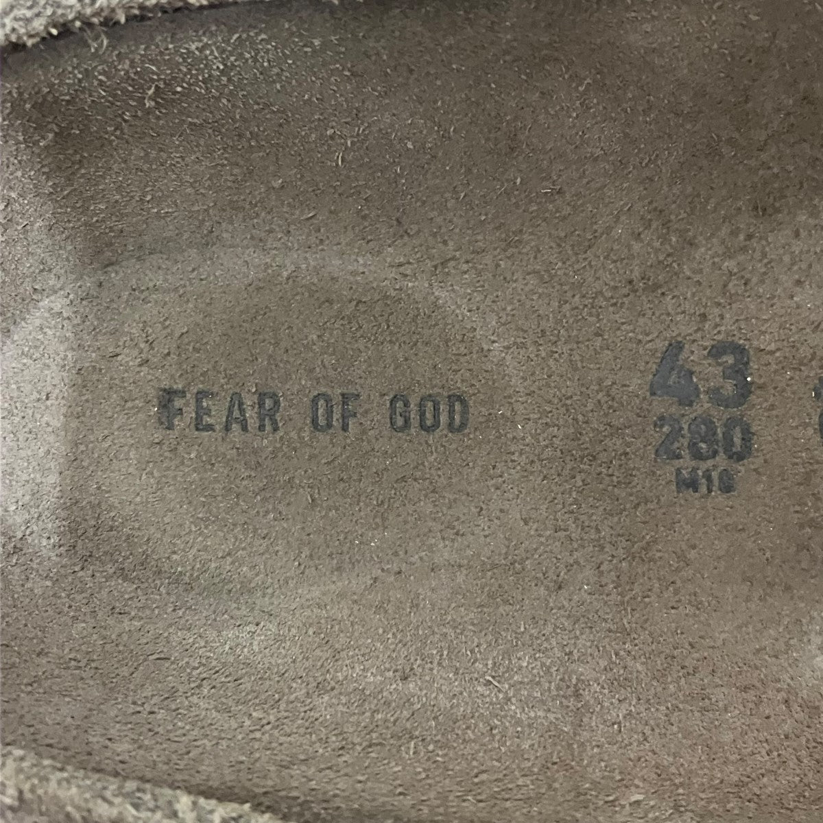 FEAR OF GOD×BIRKENSTOCK THE LOS FELIZスエードサンダル 古着・中古-6枚目のアイテム画像