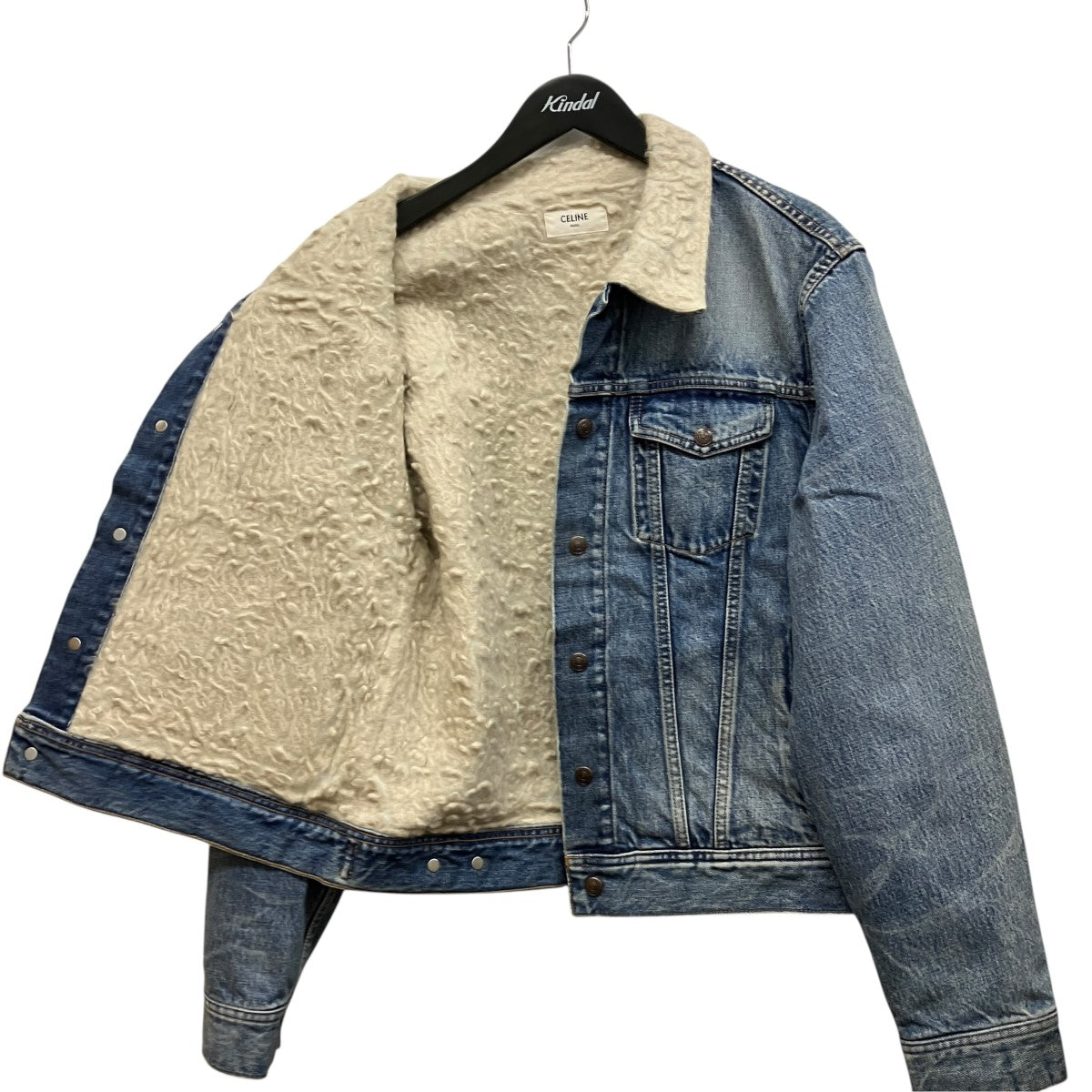 CELINE クラシック トラッカー デニムジャケット2Q028642E 古着・中古-3枚目のアイテム画像