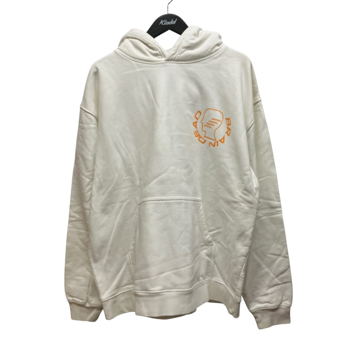 BRAIN DEAD FOLK HEALING L S Hoodieプリントプルオーバーパーカー 古着・中古-2枚目のアイテム画像