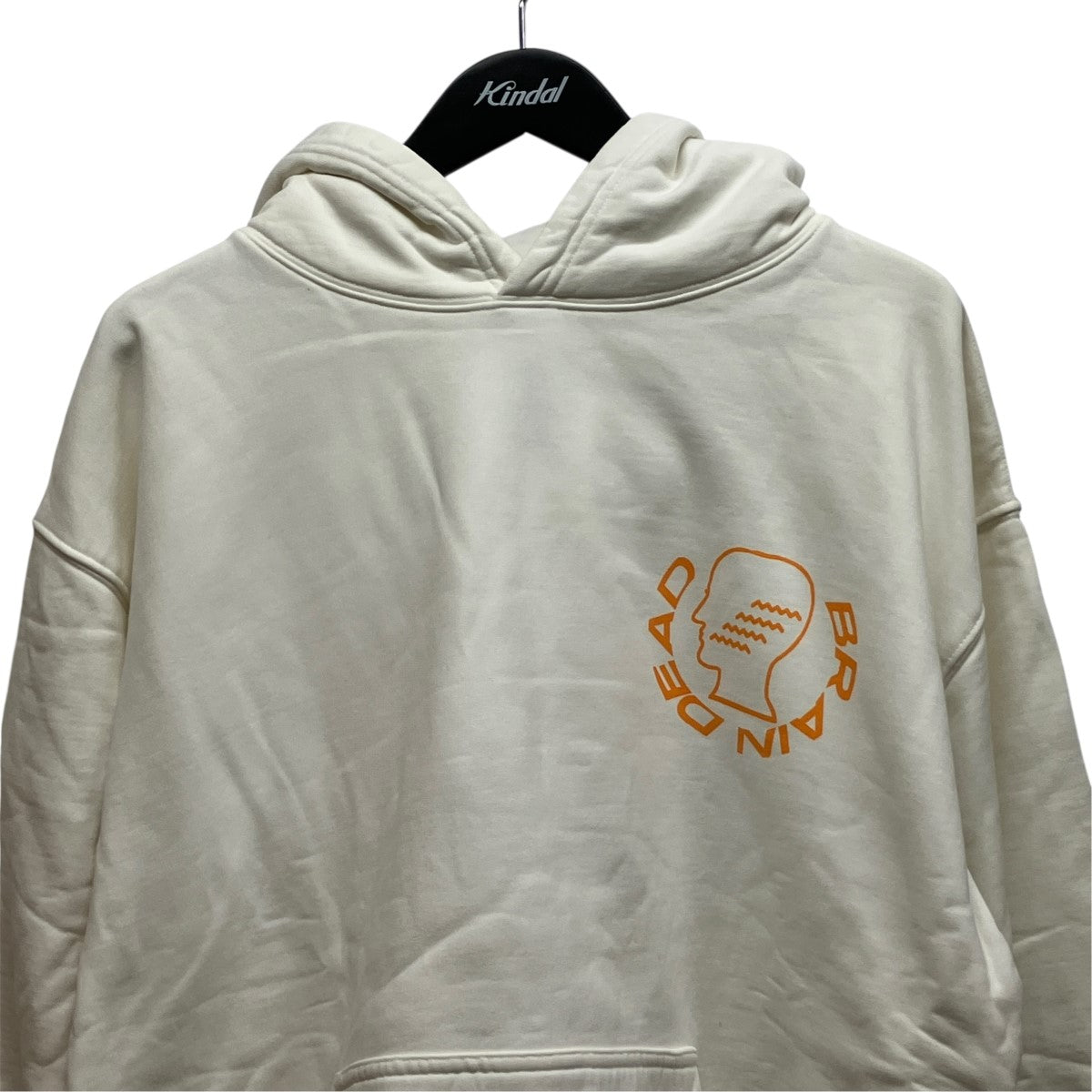 BRAIN DEAD FOLK HEALING L S Hoodieプリントプルオーバーパーカー 古着・中古-5枚目のアイテム画像