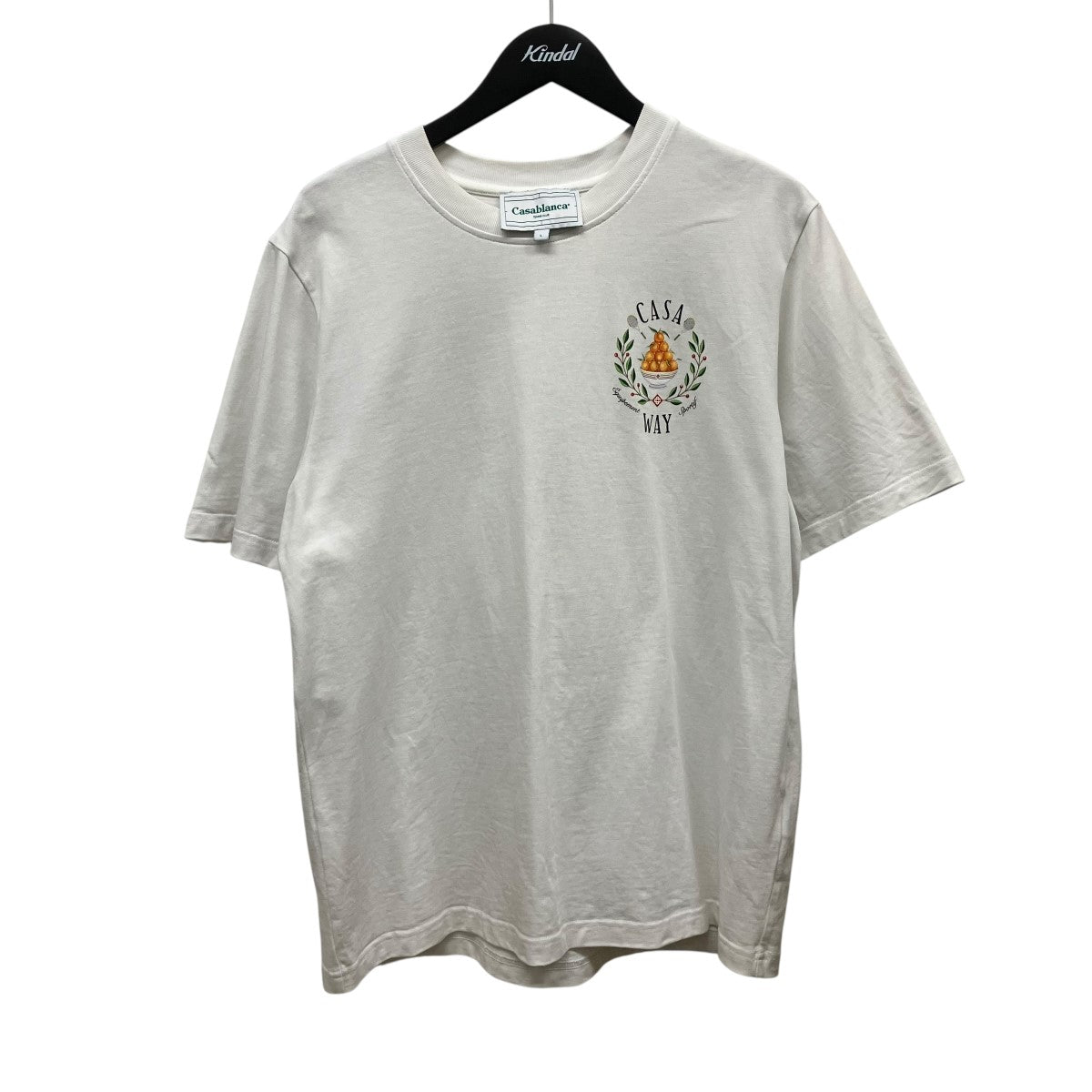 CASABLANCA プリントTシャツCASABLANCA24SP-1 古着・中古-1枚目のアイテム画像