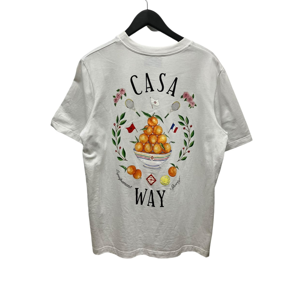 CASABLANCA プリントTシャツCASABLANCA24SP-1 古着・中古-2枚目のアイテム画像