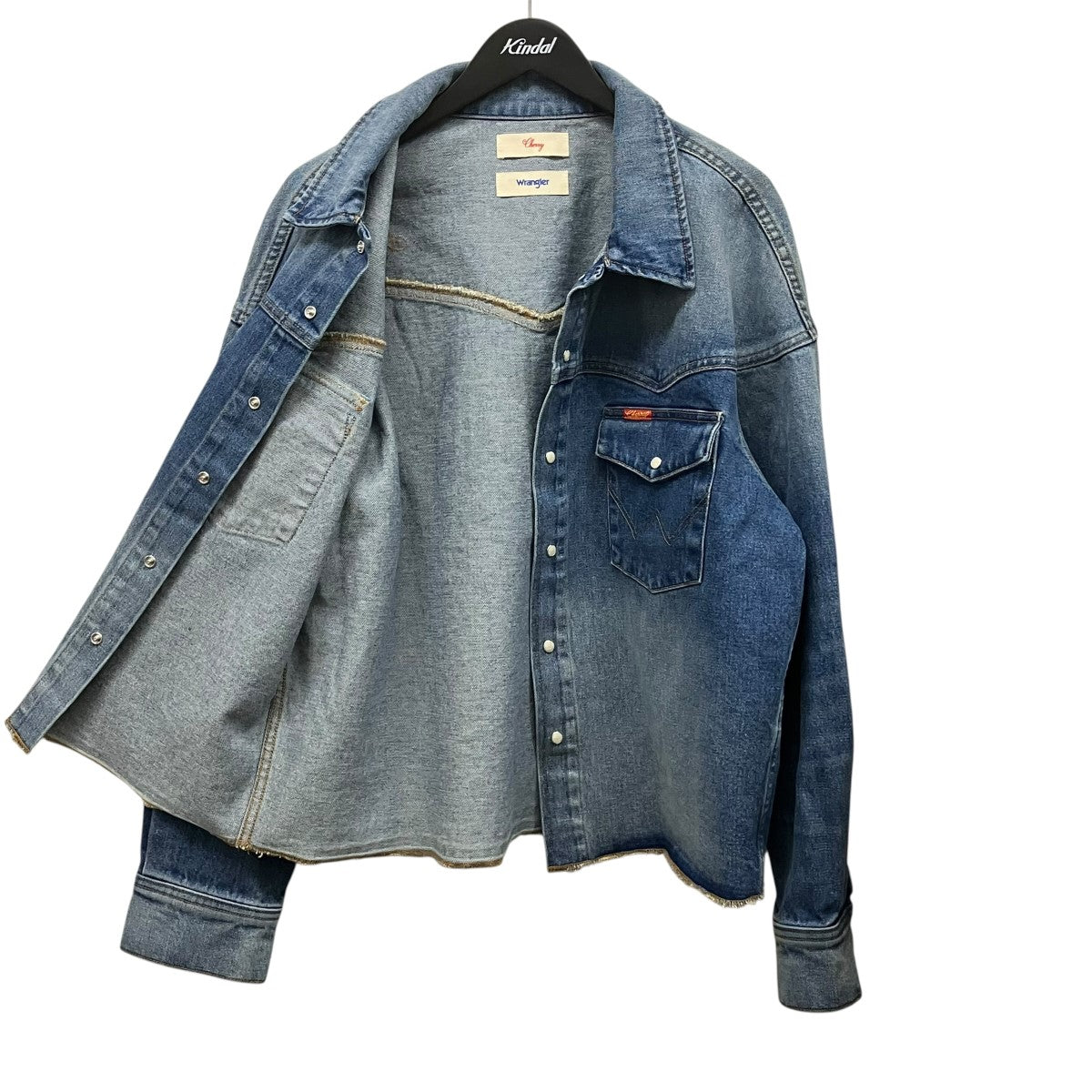 CHERRY LOS ANGELES×Wrangler SHIRT JACKET DENIMデニムシャツジャケット 古着・中古-6枚目のアイテム画像