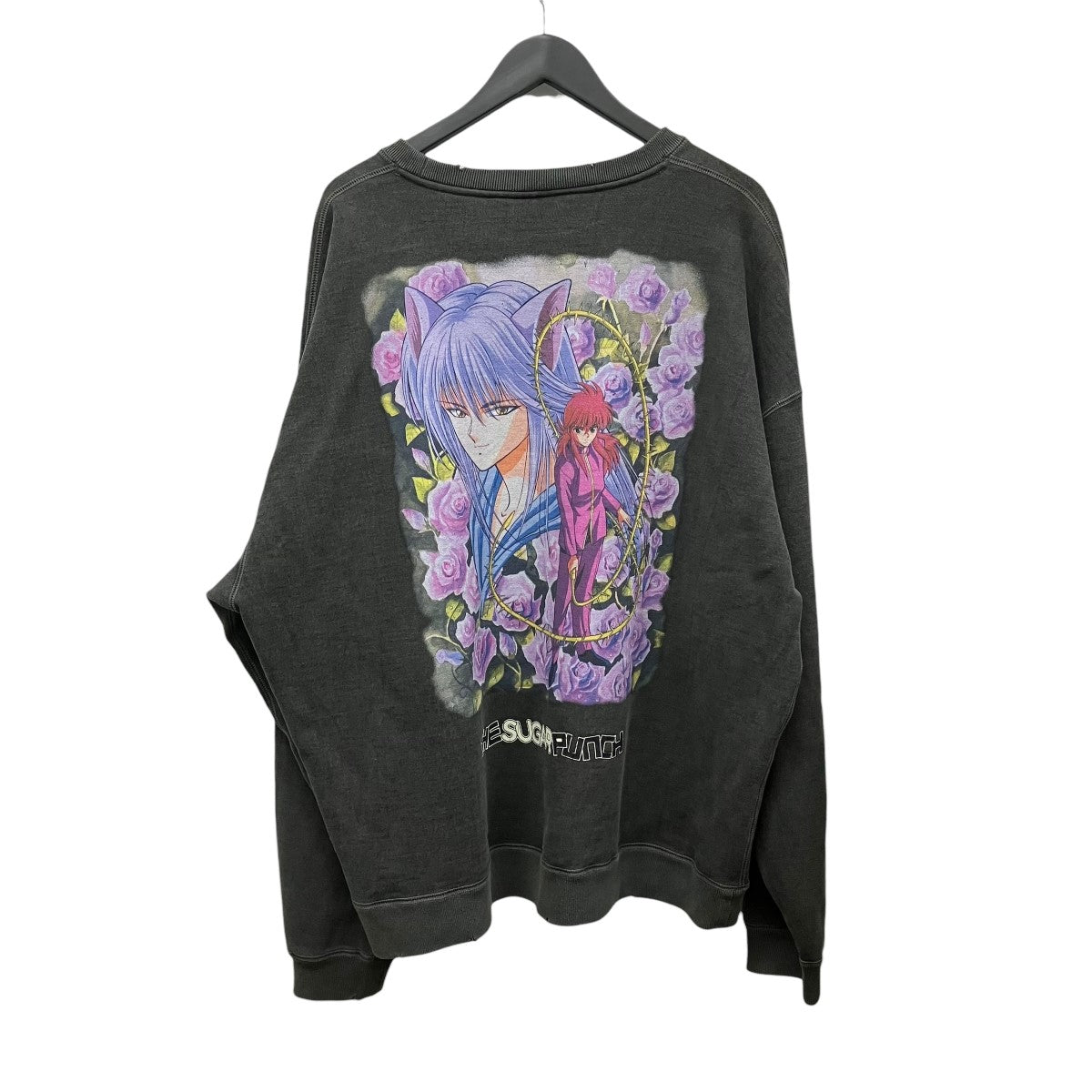THE SUGAR PUNCH×YUYUHAKUSHO(幽遊 白書) Sweat (YOKO KURAMA)妖狐蔵馬プリントスウェットトレーナー 古着・中古-2枚目のアイテム画像