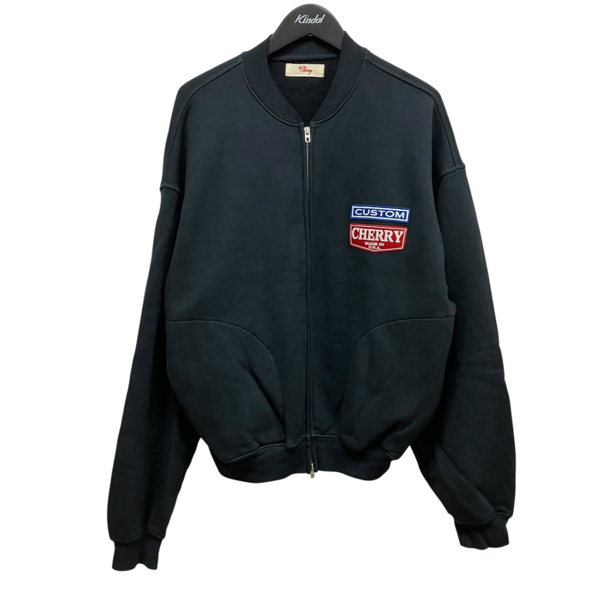 CHERRY LOS ANGELES ワッペンZIPスウェットトレーナー 古着・中古-1枚目のアイテム画像