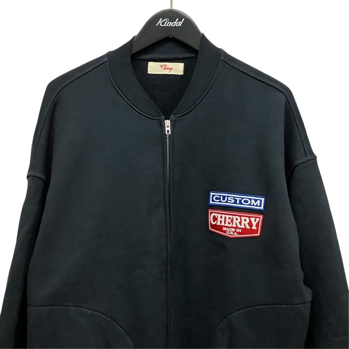 CHERRY LOS ANGELES ワッペンZIPスウェットトレーナー 古着・中古-3枚目のアイテム画像