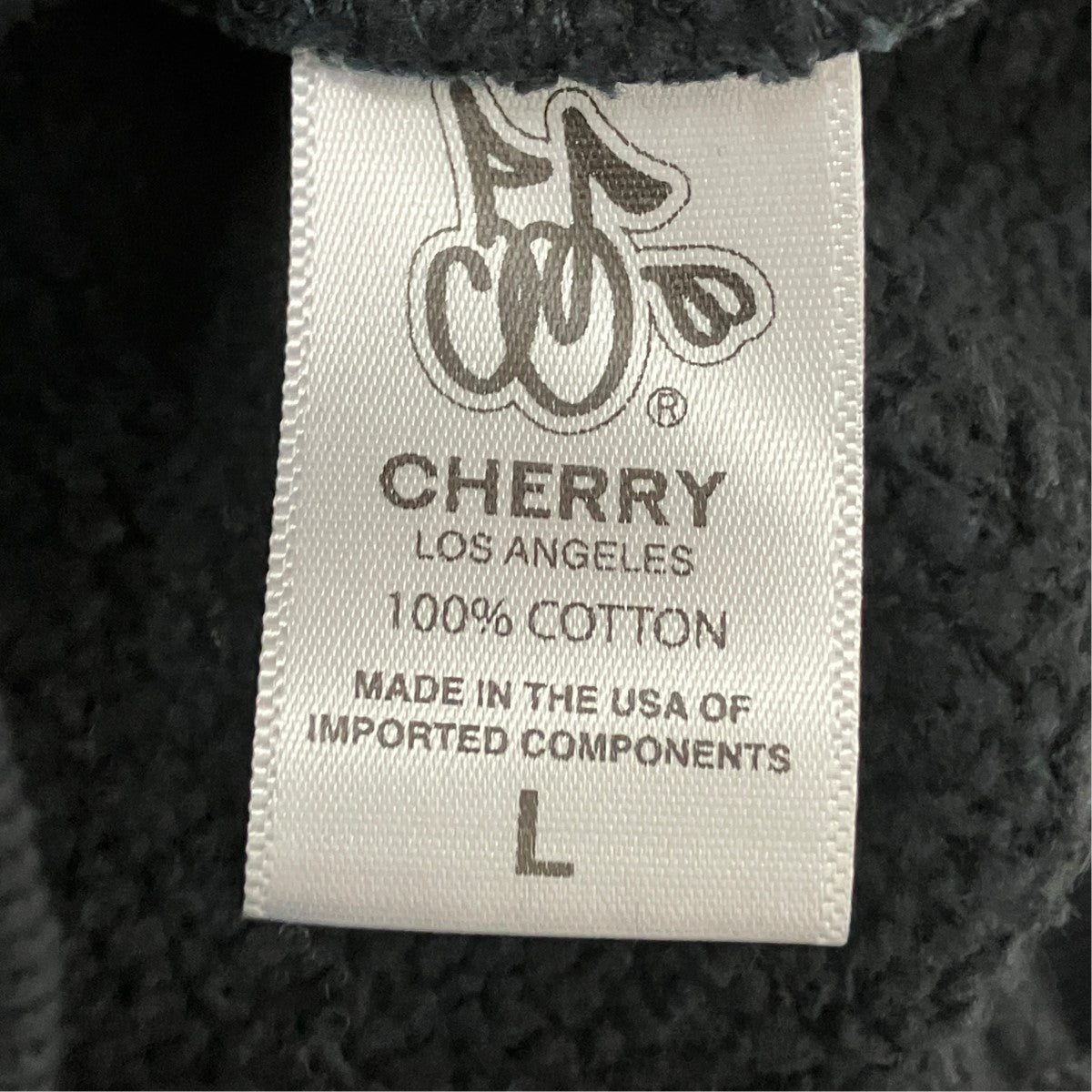 CHERRY LOS ANGELES ワッペンZIPスウェットトレーナー 古着・中古-6枚目のアイテム画像
