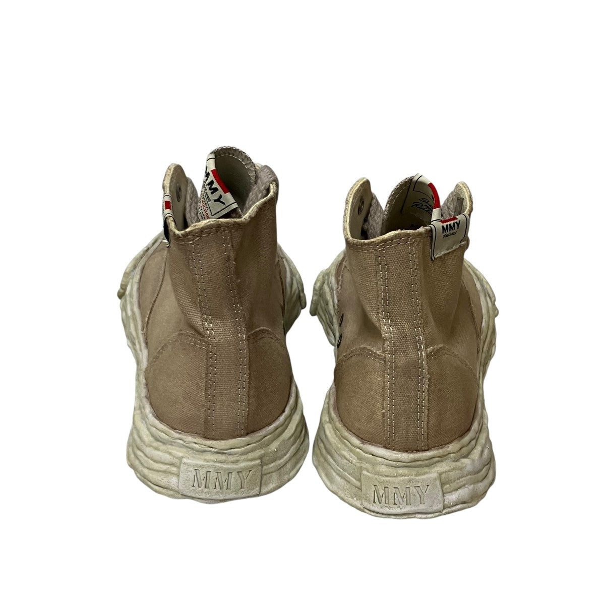 Maison MIHARA YASUHIRO PETERSON 23 HIGH CANVAS GARMENT DYEガーメントダイハイカットスニーカーA12FW705 古着・中古-4枚目のアイテム画像