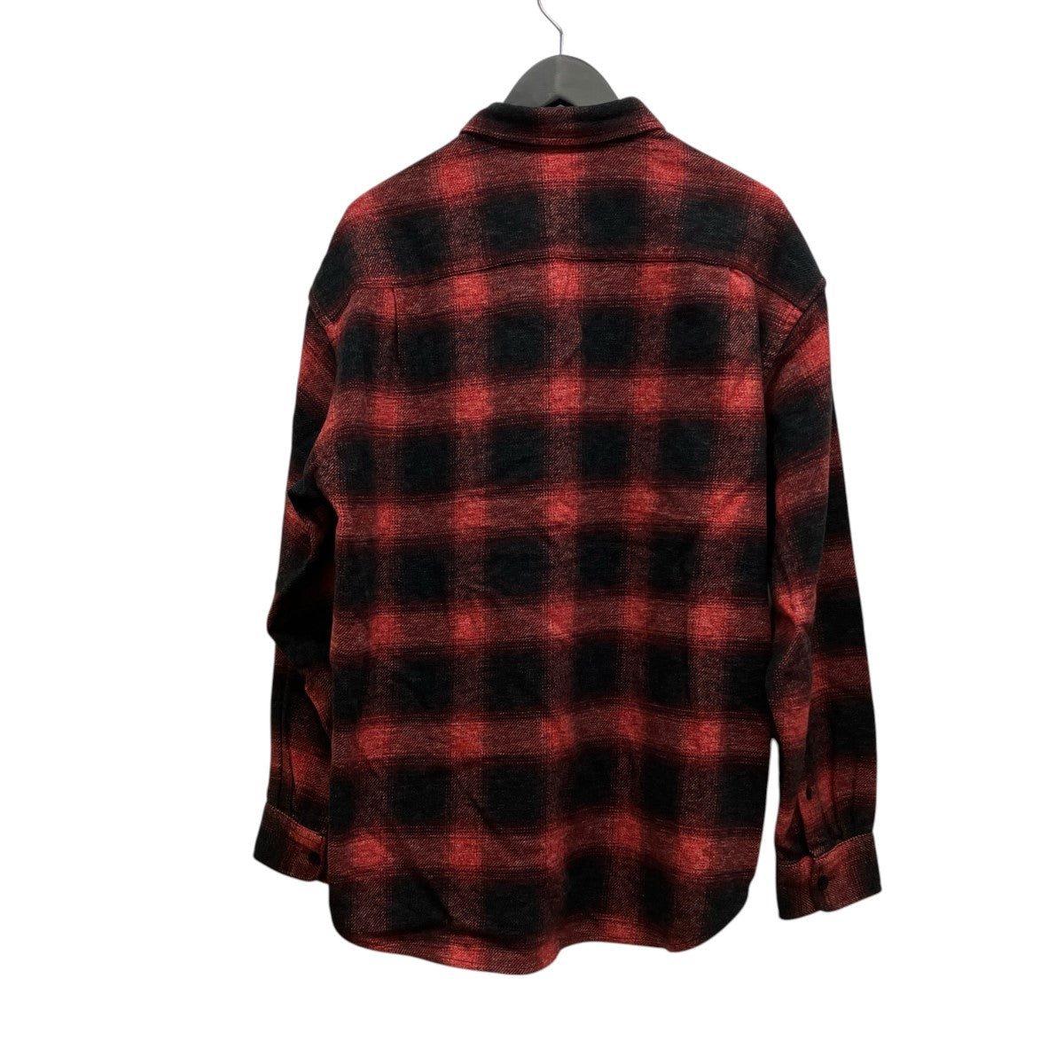 A BATHING APE ロゴプリントオンブレチェックシャツ001SHL8013208M 古着・中古-2枚目のアイテム画像