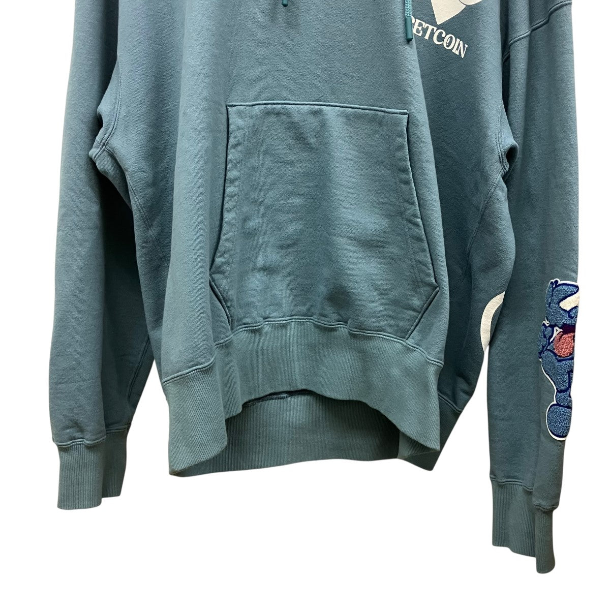 FACETASM×CPD Mr．SHIRAI LOVE HOODIEプルオーバーパーカー 古着・中古-4枚目のアイテム画像