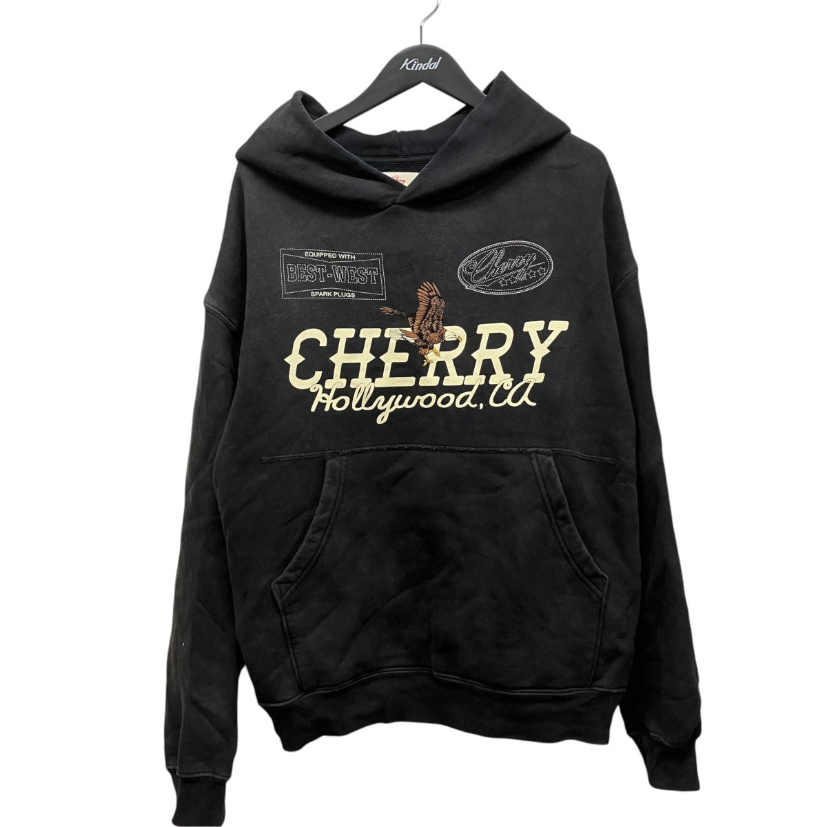 CHERRY LOS ANGELES ロゴプリントプルオーバーパーカー 古着・中古-1枚目のアイテム画像