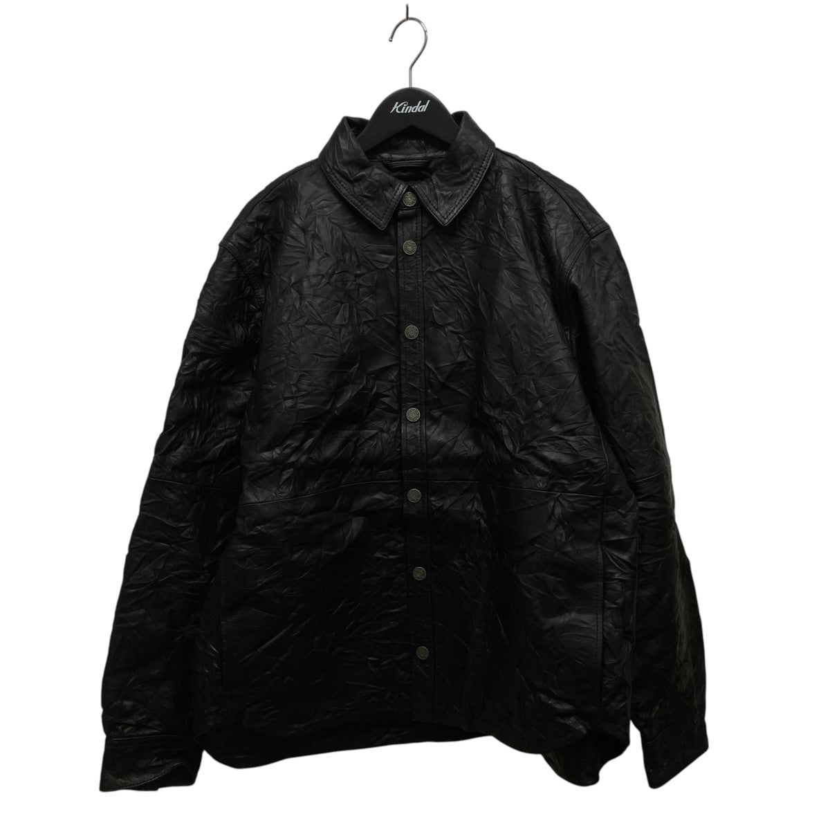 GUESS シワ加工ラムレザージャケットM58H04 LOWS0 古着・中古-1枚目のアイテム画像