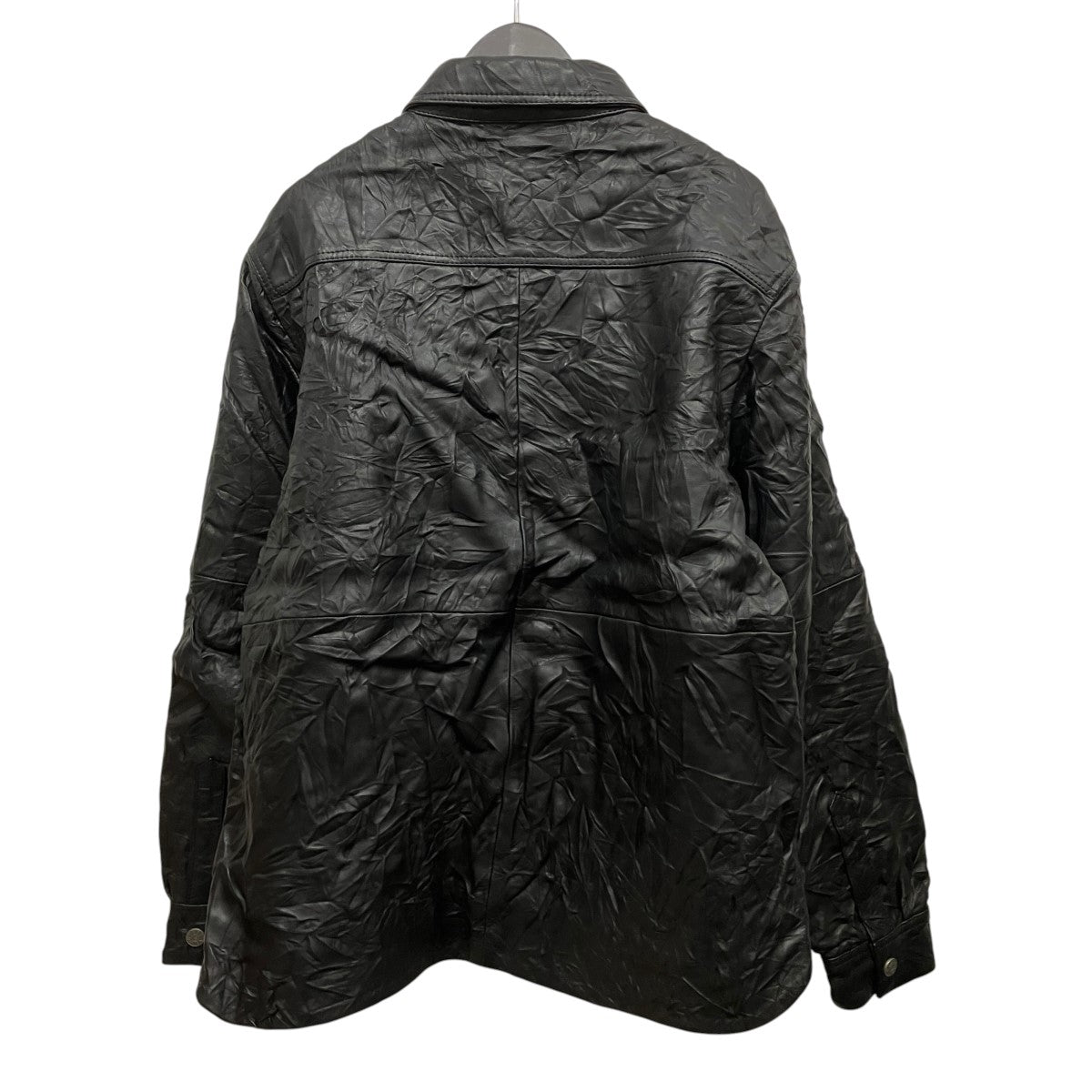 GUESS シワ加工ラムレザージャケットM58H04 LOWS0 古着・中古-2枚目のアイテム画像