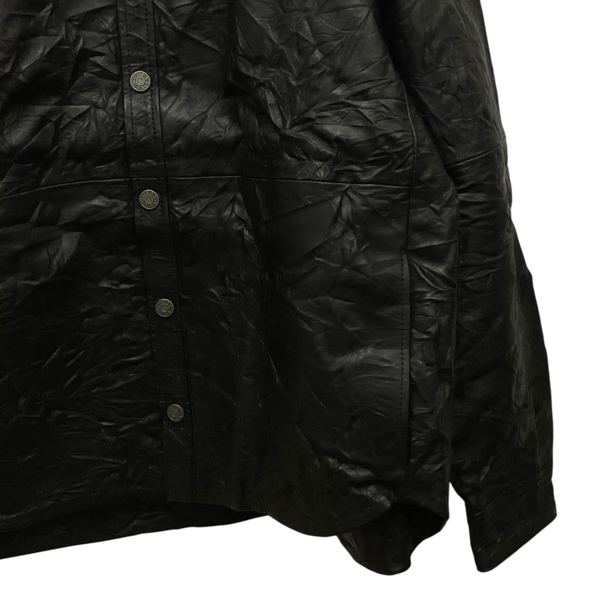 GUESS シワ加工ラムレザージャケットM58H04 LOWS0 古着・中古-5枚目のアイテム画像