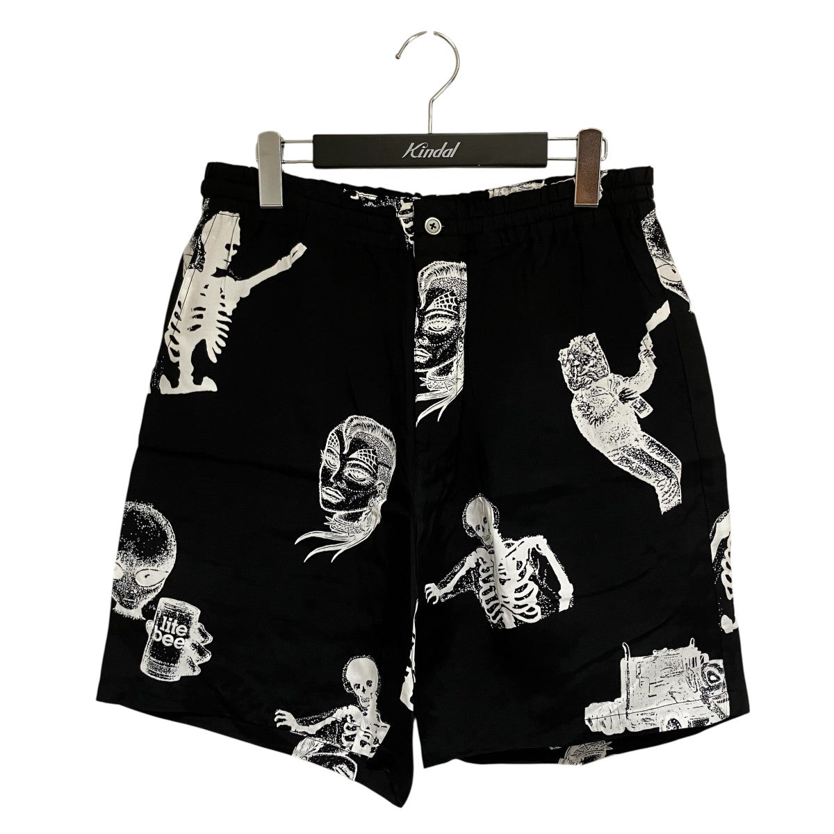 Black Weirdos 総柄ハーフパンツ24SS-PA04 古着・中古-1枚目のアイテム画像