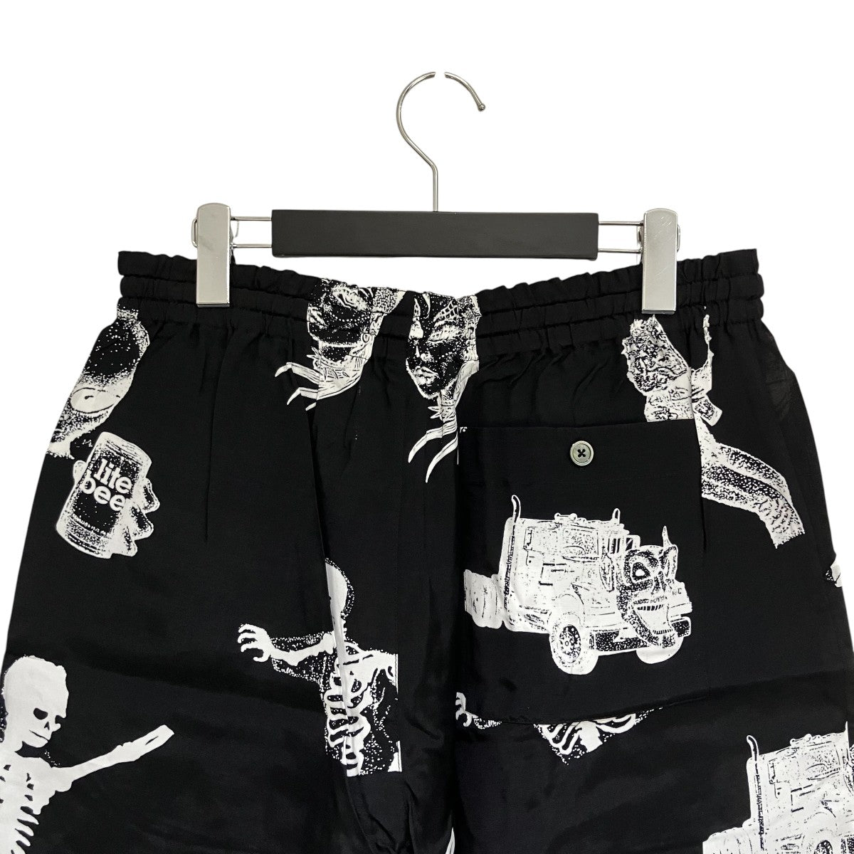 Black Weirdos 総柄ハーフパンツ24SS-PA04 古着・中古-4枚目のアイテム画像