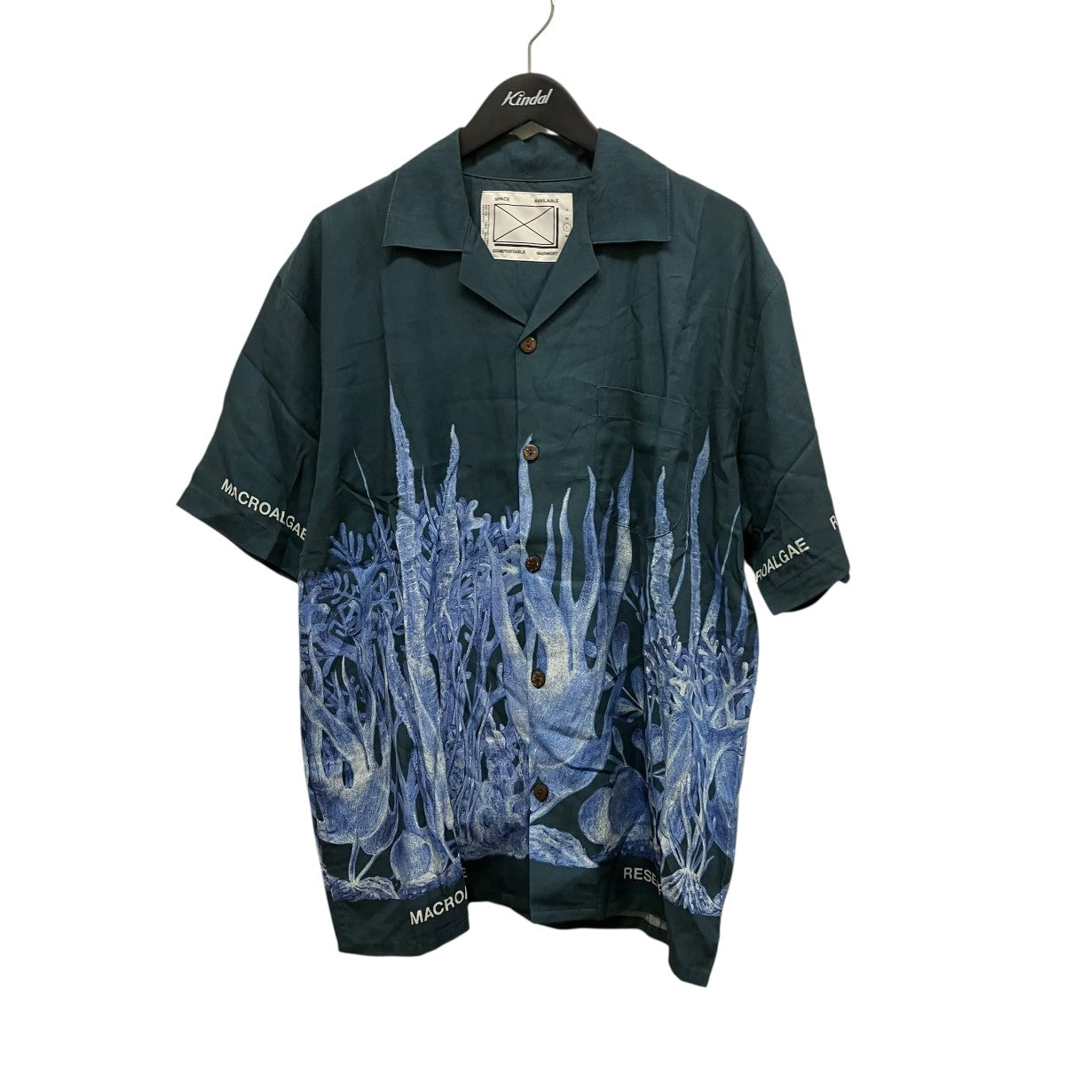 SPACE AVAILABLE Macroalgae Research SS Shirtグラフィック柄半袖シャツ 古着・中古-1枚目のアイテム画像