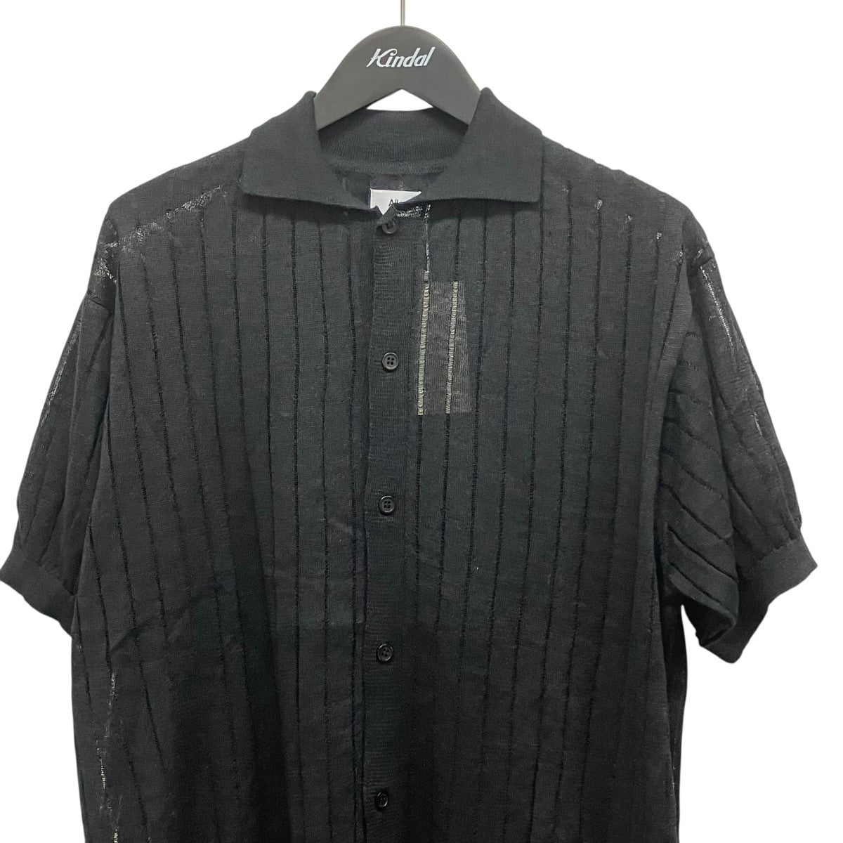 ALLEGE Linen S／S Knit Shirt半袖ニットポロシャツAL24S-KN02 古着・中古-3枚目のアイテム画像