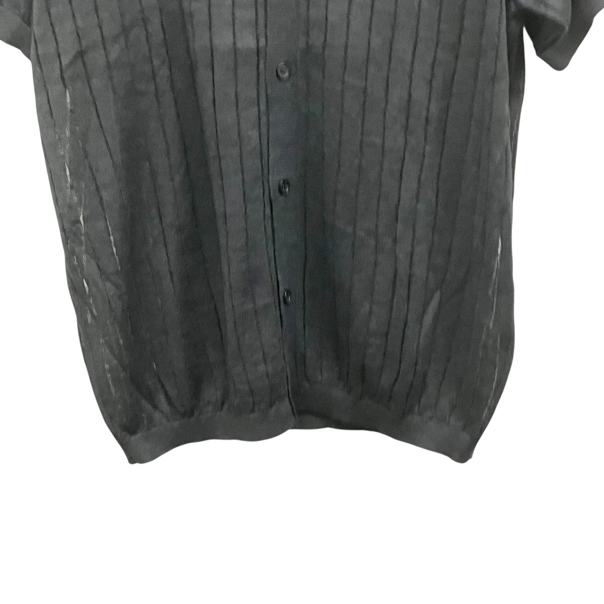 ALLEGE Linen S／S Knit Shirt半袖ニットポロシャツAL24S-KN02 古着・中古-4枚目のアイテム画像