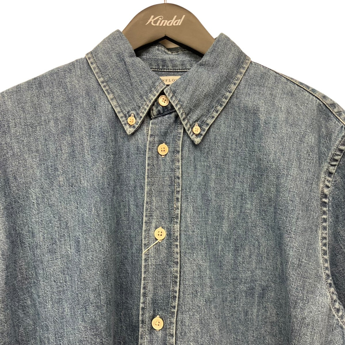 SUNFLOWER ボタンダウンデニムシャツ1189 古着・中古-3枚目のアイテム画像