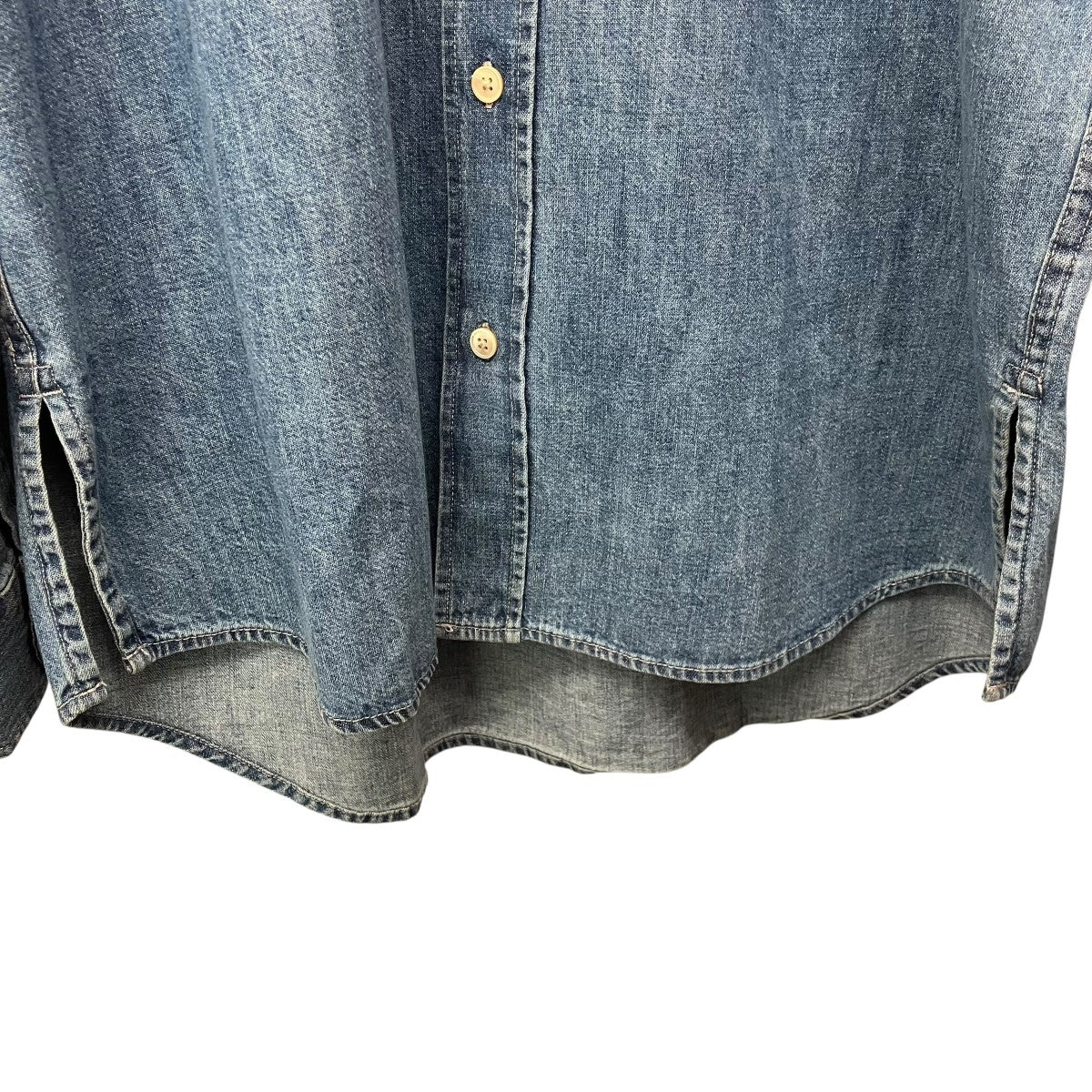 SUNFLOWER ボタンダウンデニムシャツ1189 古着・中古-4枚目のアイテム画像