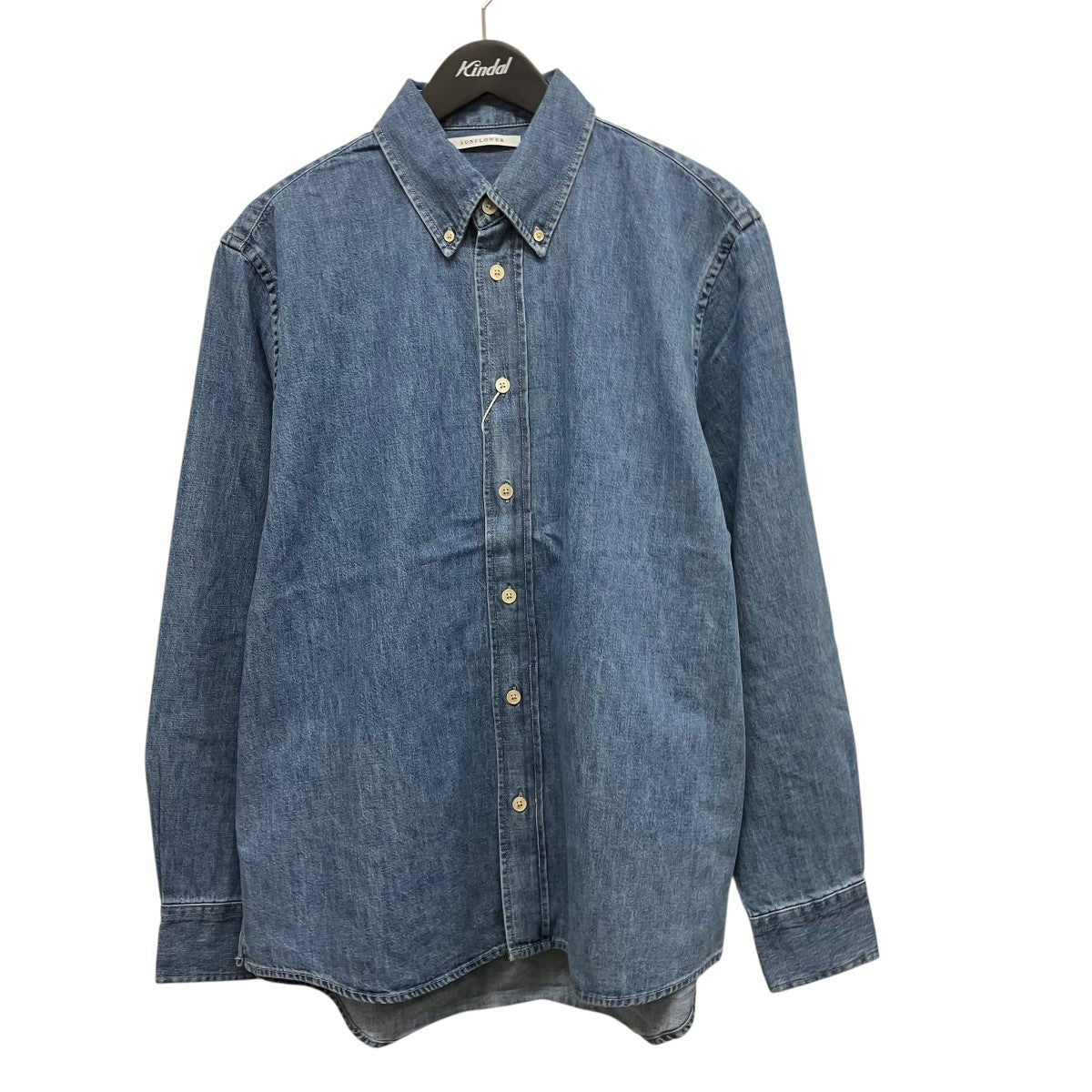 SUNFLOWER ボタンダウンデニムシャツ1189 古着・中古-1枚目のアイテム画像
