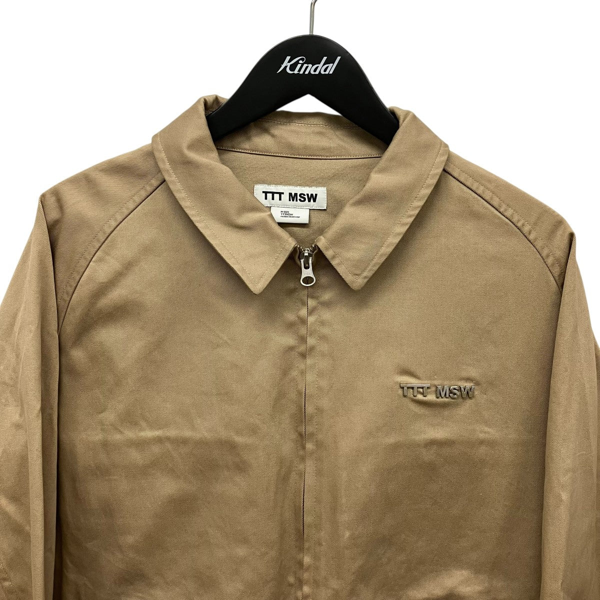 TTT MSW 26SSCotton swing top jacketロゴジップアップジャケットTTT-26SS-JK10 古着・中古-3枚目のアイテム画像