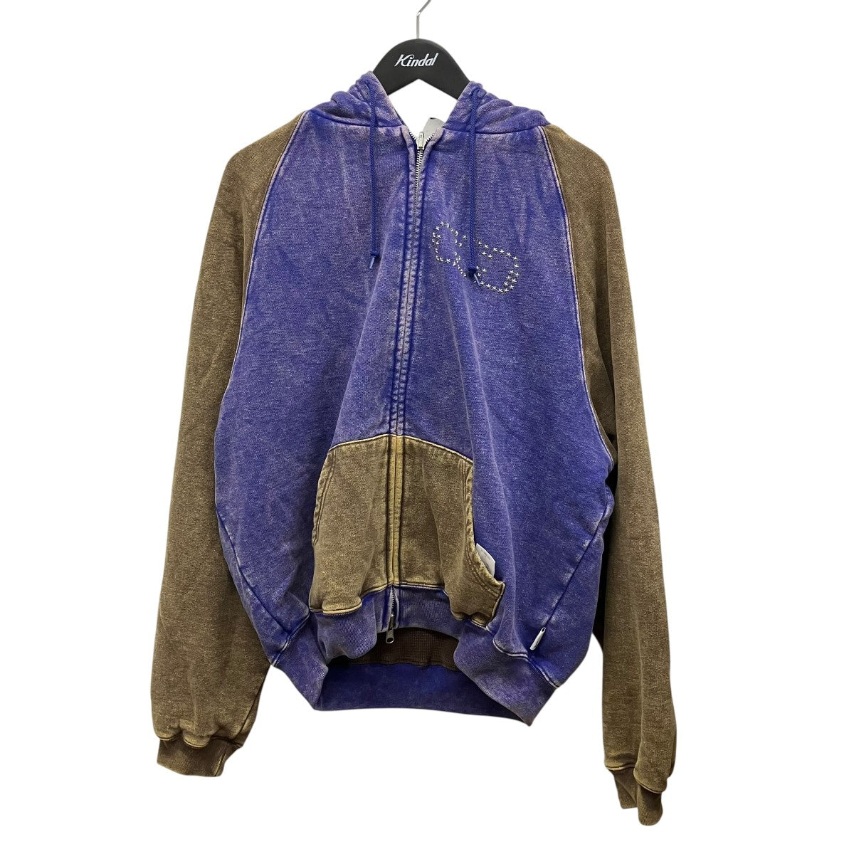 TTT MSW 26SSFade Damage Zip Up Hoodie2トーンジップアップパーカーTTT-26SS-CT03 古着・中古-1枚目のアイテム画像