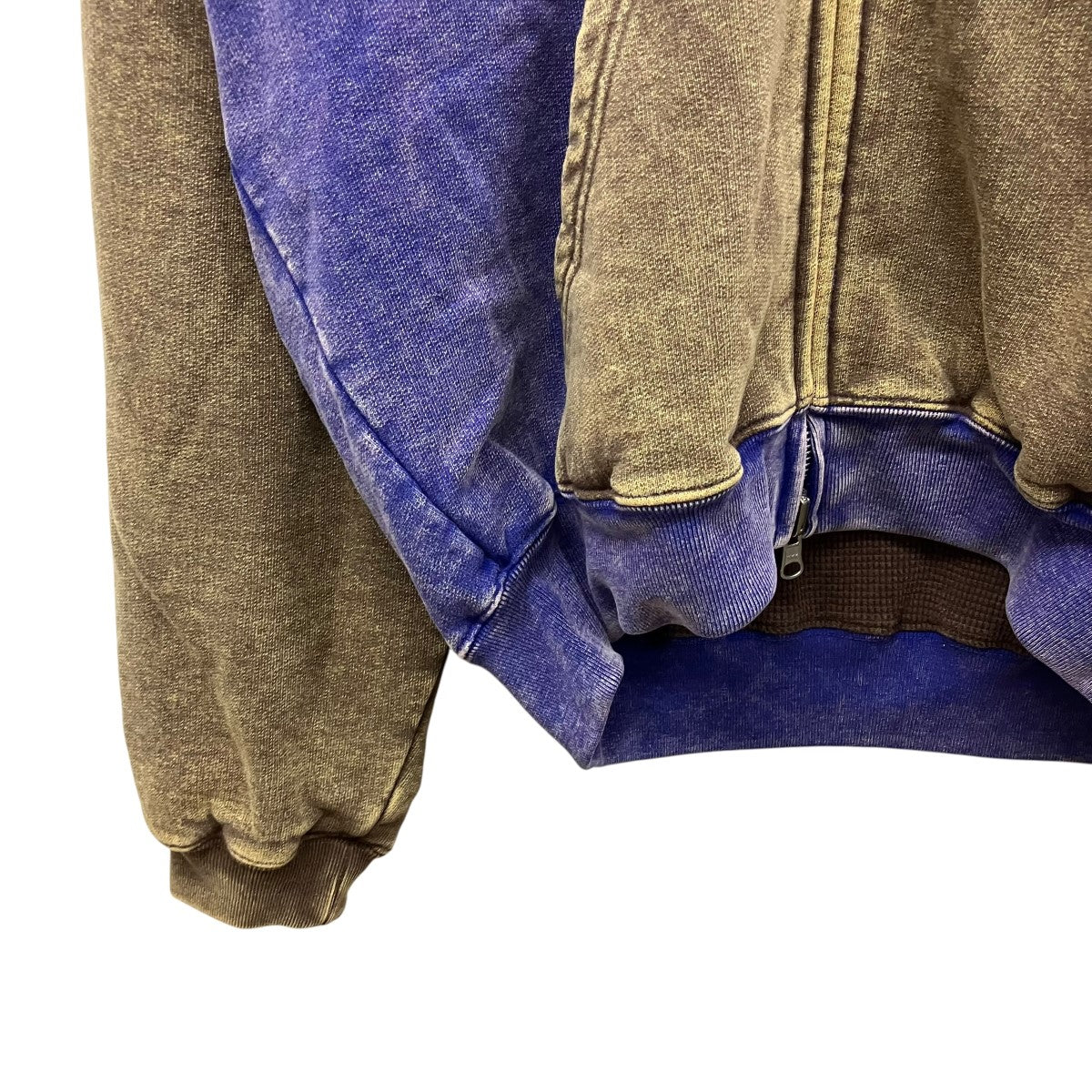TTT MSW 26SSFade Damage Zip Up Hoodie2トーンジップアップパーカーTTT-26SS-CT03 古着・中古-5枚目のアイテム画像