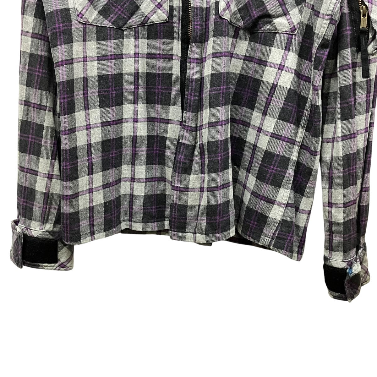 HYSTERIC GLAMOUR チェックシャツジャケット0203AH03 古着・中古-4枚目のアイテム画像