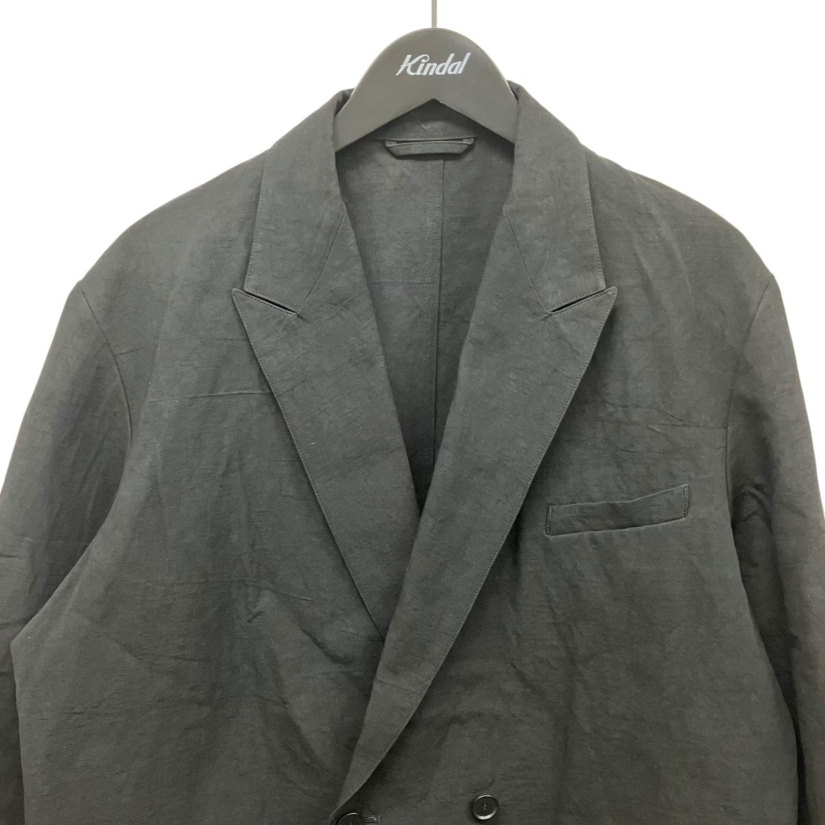 SO SHOP＆HOSTEL 26SSCOTTON LINEN DOUBLE BREASTED JACKETダブルプレストジャケットSO-261-005 古着・中古-3枚目のアイテム画像
