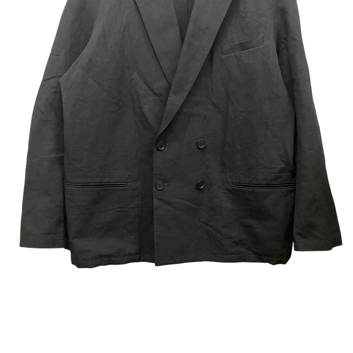 SO SHOP＆HOSTEL 26SSCOTTON LINEN DOUBLE BREASTED JACKETダブルプレストジャケットSO-261-005 古着・中古-4枚目のアイテム画像