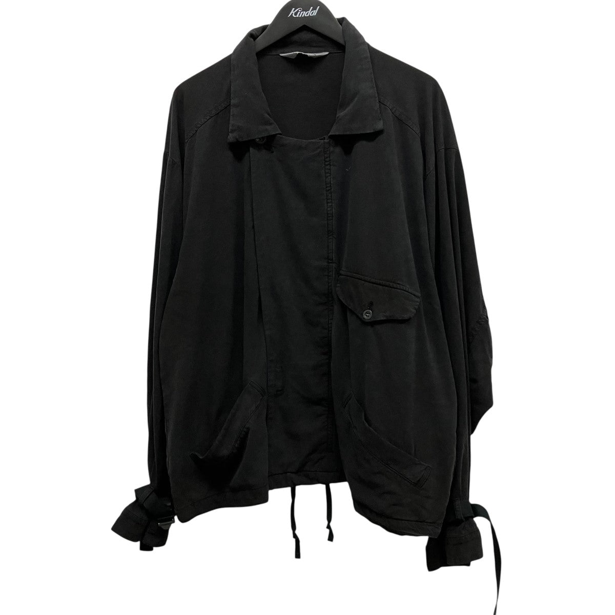 24SSSILK SUEDE WRAP BLOUSONコットンダブルジャケットANC-JK30