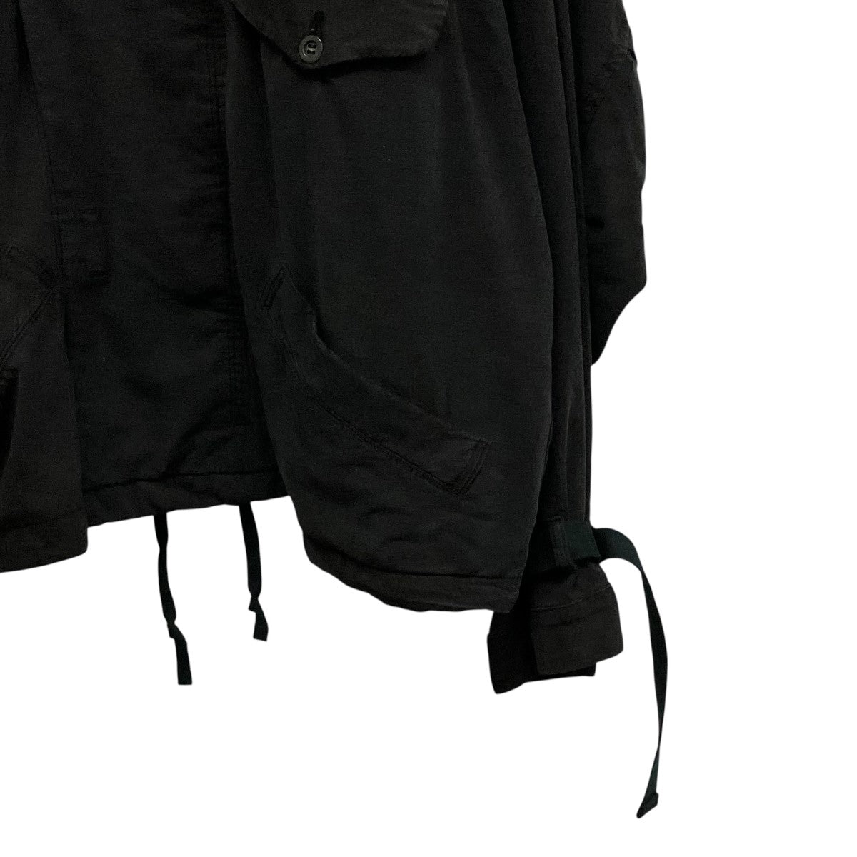 24SSSILK SUEDE WRAP BLOUSONコットンダブルジャケットANC-JK30