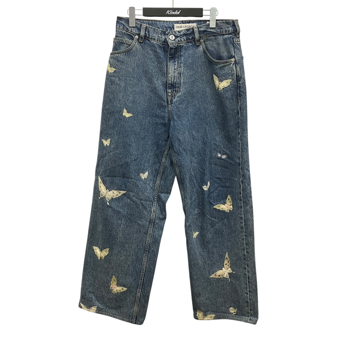 OUR LEGACY VAST CUT Indigo ButterflyデニムパンツM2255VCI 古着・中古-1枚目のアイテム画像